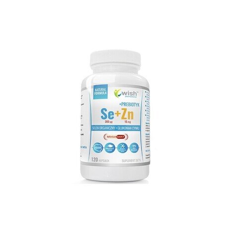 Wish Seleniu & Zinc & Prebiotic - 120 Capsule (pentru libido)